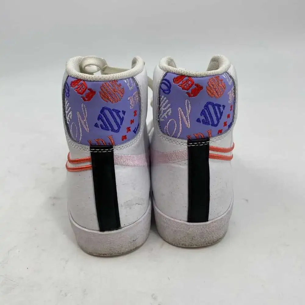 Nike Sneakers Blazer mid SE GS | Kids' 6.5 White Purple Leather
